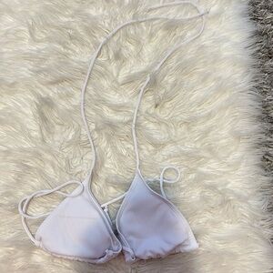 White bikini top